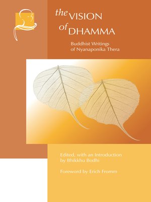 cover image of The Vision of Dhamma
